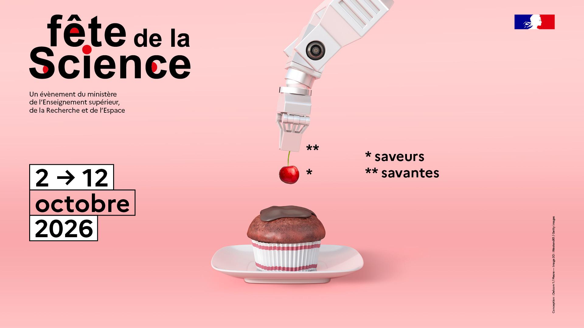 visuel de la fête de la science 2026