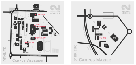 Plan d'accès tiers-lieux Rennes 2